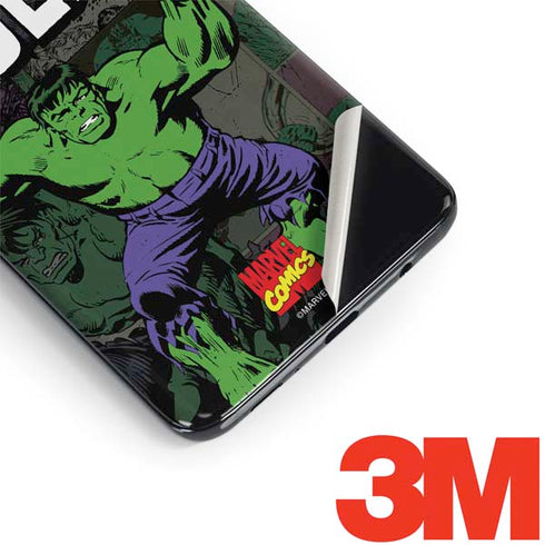 Marvel Classic Comics Hulk Fighter Vintage Galaxy S9 Plus Skin
