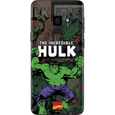 Marvel Classic Comics Hulk Fighter Vintage Galaxy S9 Skin
