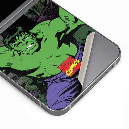 Marvel Classic Comics Hulk Fighter Vintage Galaxy Z Flip6 Skin