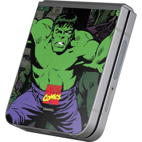 Marvel Classic Comics Hulk Fighter Vintage Galaxy Z Flip6 Skin