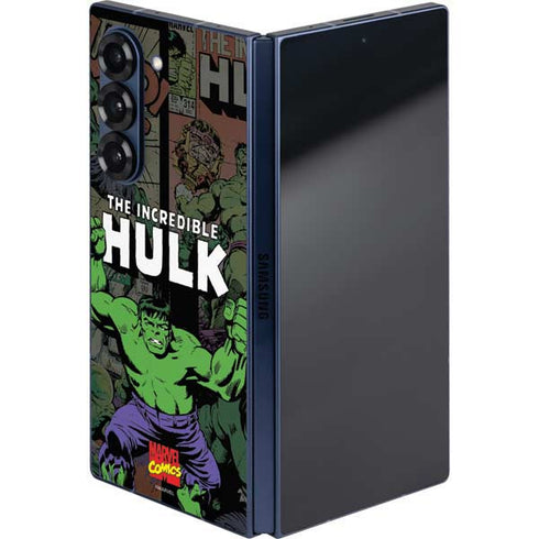 Marvel Classic Comics Hulk Fighter Vintage Galaxy Z Fold6 Skin