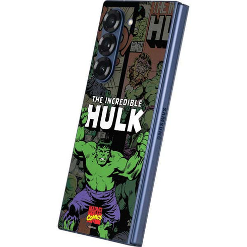 Marvel Classic Comics Hulk Fighter Vintage Galaxy Z Fold6 Skin