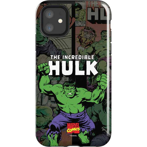 Marvel Classic Comics Hulk Fighter Vintage iPhone 11 Impact Case
