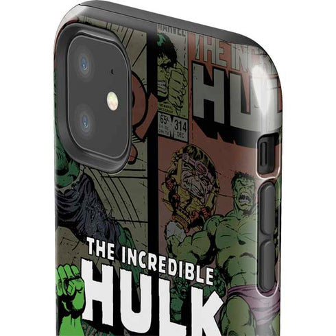 Marvel Classic Comics Hulk Fighter Vintage iPhone 11 Impact Case