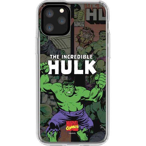Marvel Classic Comics Hulk Fighter Vintage iPhone 11 Pro Clear Case