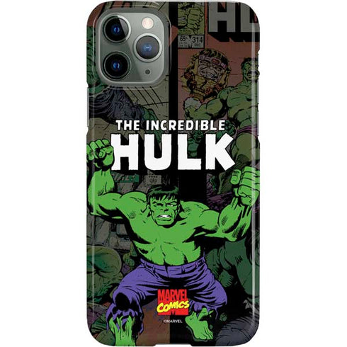Marvel Classic Comics Hulk Fighter Vintage iPhone 11 Pro Lite Case