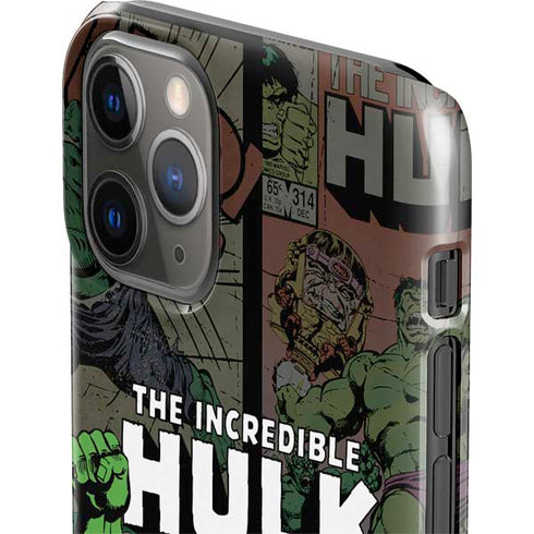 Marvel Classic Comics Hulk Fighter Vintage iPhone 11 Pro Lite Case