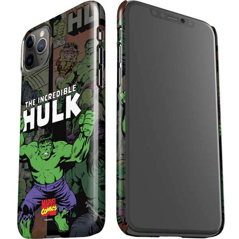 Marvel Classic Comics Hulk Fighter Vintage iPhone 11 Pro Max Lite Case