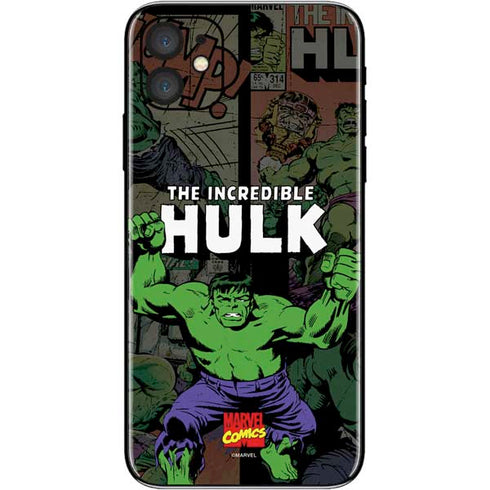 Marvel Classic Comics Hulk Fighter Vintage iPhone 11 Skin