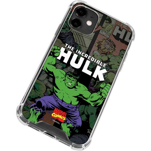 Marvel Classic Comics Hulk Fighter Vintage iPhone 12 Clear Case