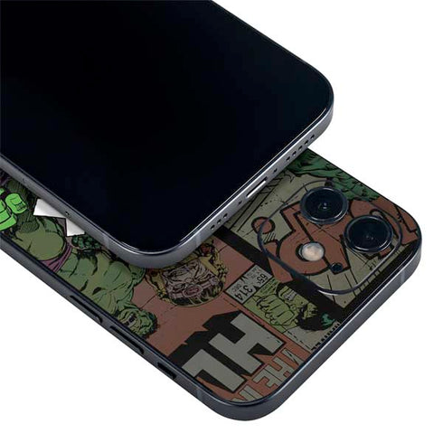 Marvel Classic Comics Hulk Fighter Vintage iPhone 12 Mini Skin