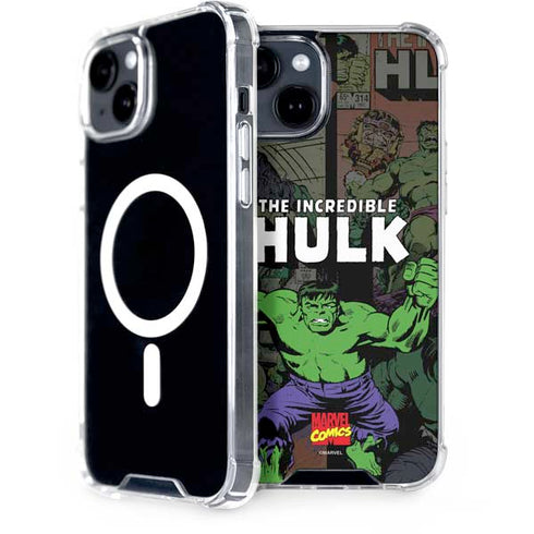 Marvel Classic Comics Hulk Fighter Vintage iPhone 13 MagSafe Case