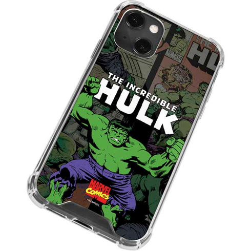 Marvel Classic Comics Hulk Fighter Vintage iPhone 13 Mini Clear Case