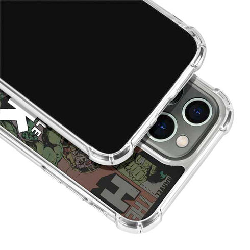 Marvel Classic Comics Hulk Fighter Vintage iPhone 13 Pro Clear Case