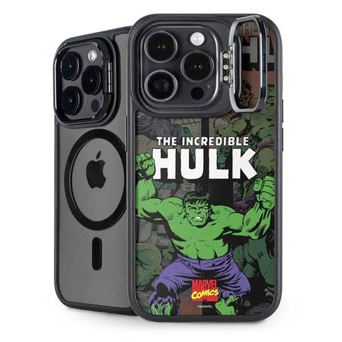 Marvel Classic Comics Hulk Fighter Vintage iPhone 13 Pro Kickstand Case
