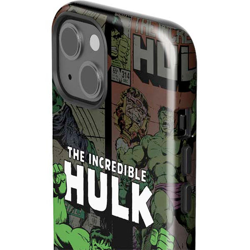 Marvel Classic Comics Hulk Fighter Vintage iPhone 14 Impact Case