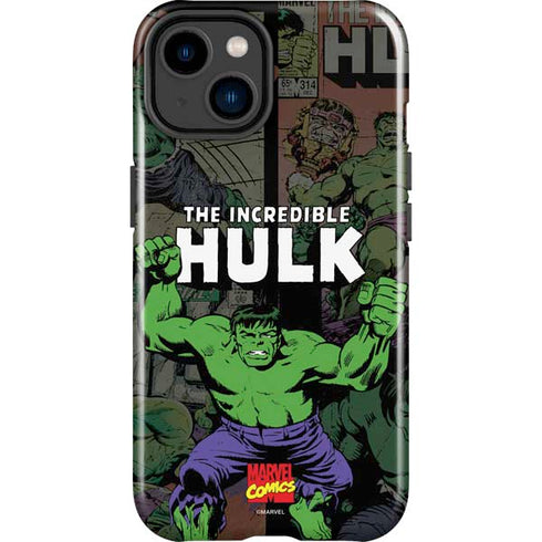 Marvel Classic Comics Hulk Fighter Vintage iPhone 14 Plus Impact Case