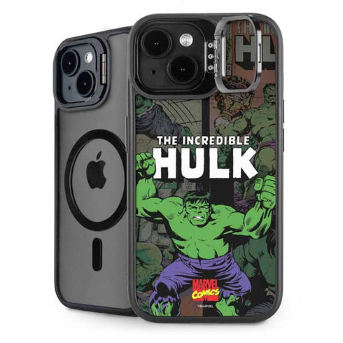 Marvel Classic Comics Hulk Fighter Vintage iPhone 14 Plus Kickstand Case