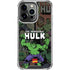 Marvel Classic Comics Hulk Fighter Vintage iPhone 14 Pro Clear Case