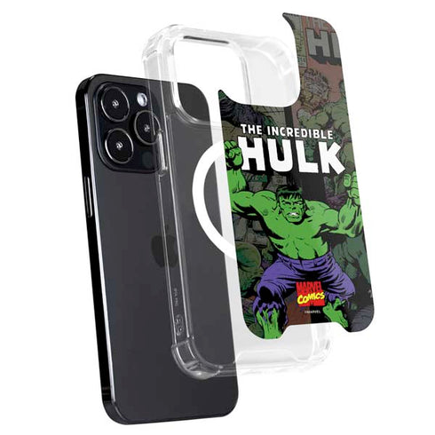 Marvel Classic Comics Hulk Fighter Vintage iPhone 14 Pro MagSafe Case