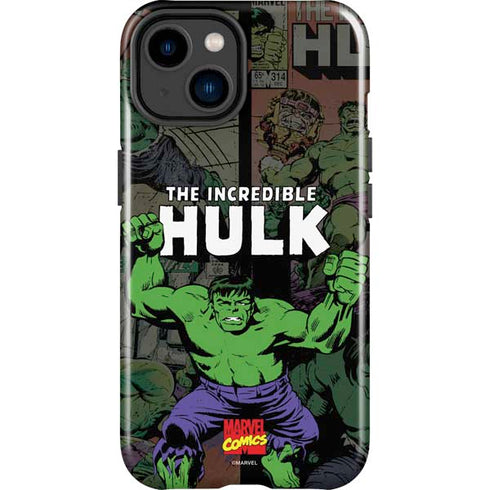 Marvel Classic Comics Hulk Fighter Vintage iPhone 15 Impact Case