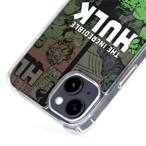 Marvel Classic Comics Hulk Fighter Vintage iPhone 15 MagSafe Case
