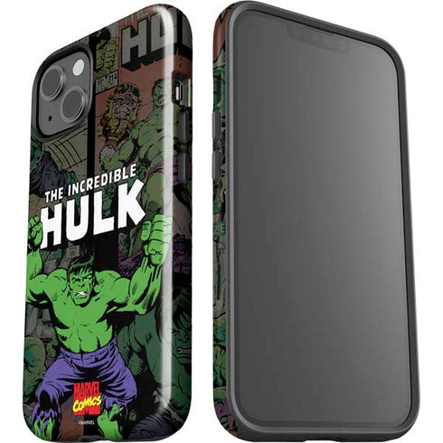 Marvel Classic Comics Hulk Fighter Vintage iPhone 15 Plus Impact Case