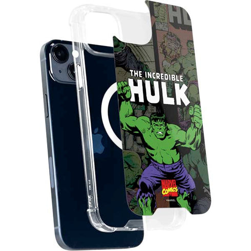 Marvel Classic Comics Hulk Fighter Vintage iPhone 15 Plus MagSafe Case
