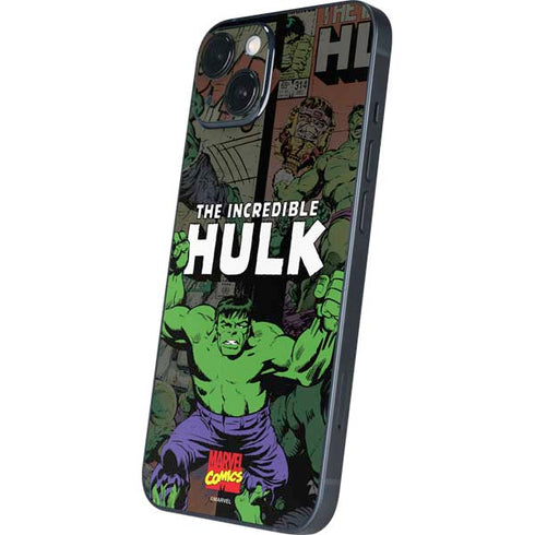 Marvel Classic Comics Hulk Fighter Vintage iPhone 15 Plus Skin