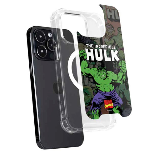 Marvel Classic Comics Hulk Fighter Vintage iPhone 15 Pro MagSafe Case
