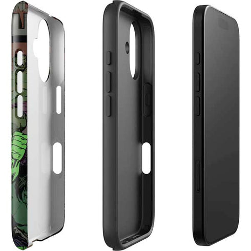 Marvel Classic Comics Hulk Fighter Vintage iPhone 16 Impact Case
