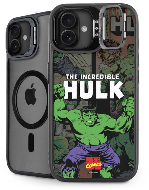 Marvel Classic Comics Hulk Fighter Vintage iPhone 16 Kickstand Case