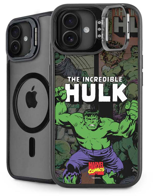 Marvel Classic Comics Hulk Fighter Vintage iPhone 16 Plus Kickstand Case