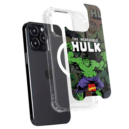 Marvel Classic Comics Hulk Fighter Vintage iPhone 16 Pro Max MagSafe Case