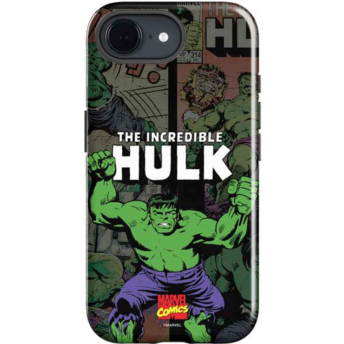 Marvel Classic Comics Hulk Fighter Vintage iPhone 16e Impact Case