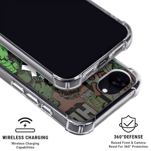 Marvel Classic Comics Hulk Fighter Vintage iPhone 16e MagSafe Case