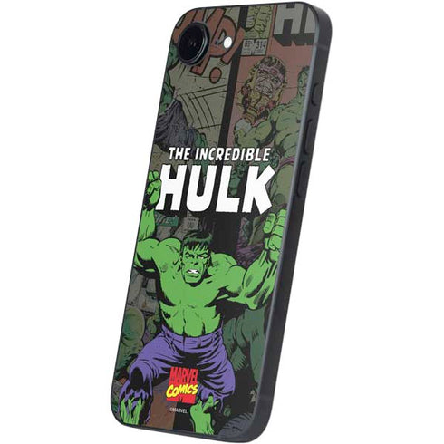 Marvel Classic Comics Hulk Fighter Vintage iPhone 16e Skin