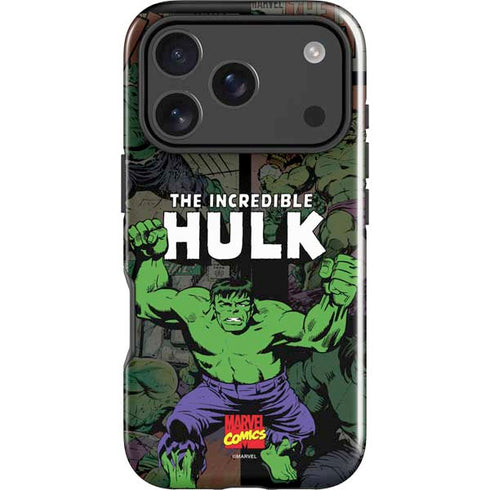 Marvel Classic Comics Hulk Fighter Vintage iPhone 18 Pro Impact Case