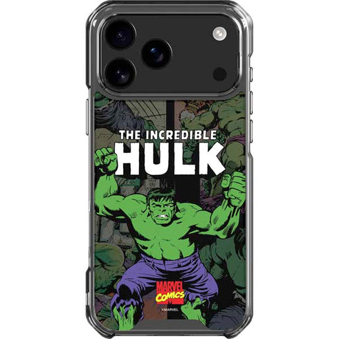 Marvel Classic Comics Hulk Fighter Vintage iPhone 18 Pro Max Clear Case