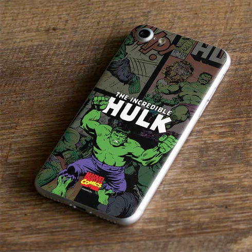 Marvel Classic Comics Hulk Fighter Vintage iPhone 8 Skin
