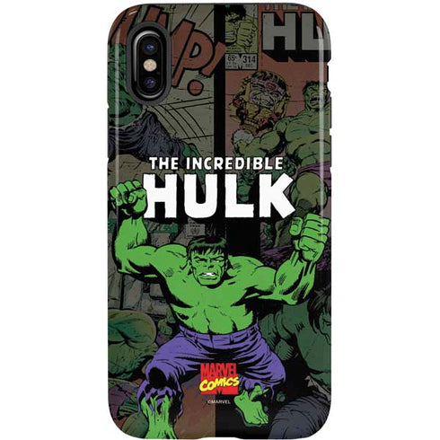 Marvel Classic Comics Hulk Fighter Vintage iPhone X Pro Case