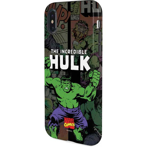 Marvel Classic Comics Hulk Fighter Vintage iPhone X Pro Case