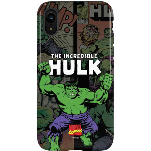 Marvel Classic Comics Hulk Fighter Vintage iPhone XR Pro Case