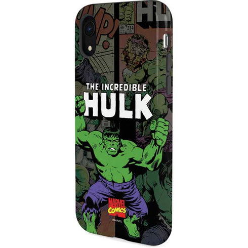 Marvel Classic Comics Hulk Fighter Vintage iPhone XR Pro Case