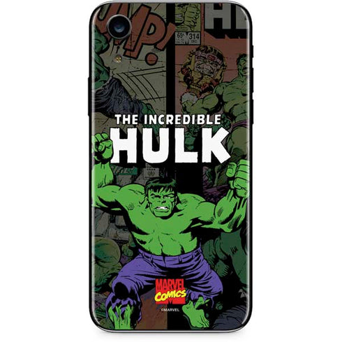Marvel Classic Comics Hulk Fighter Vintage iPhone XR Skin