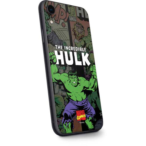 Marvel Classic Comics Hulk Fighter Vintage iPhone XR Skin