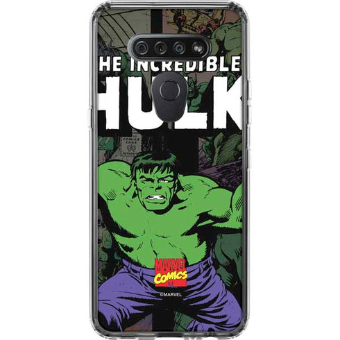 Marvel Classic Comics Hulk Fighter Vintage LG K51/Q51 Clear Case