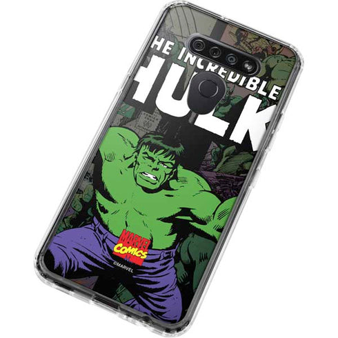 Marvel Classic Comics Hulk Fighter Vintage LG K51/Q51 Clear Case