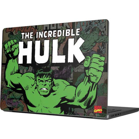 Marvel Classic Comics Hulk Fighter Vintage MacBook Pro 14in (2021-24) Skin