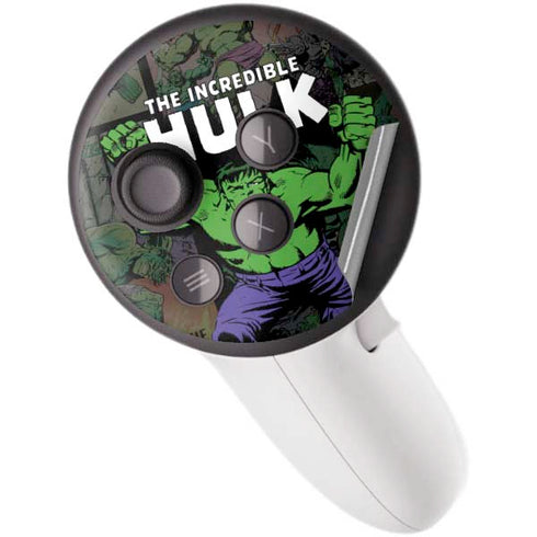 Marvel Classic Comics Hulk Fighter Vintage Meta Quest 3S Skin